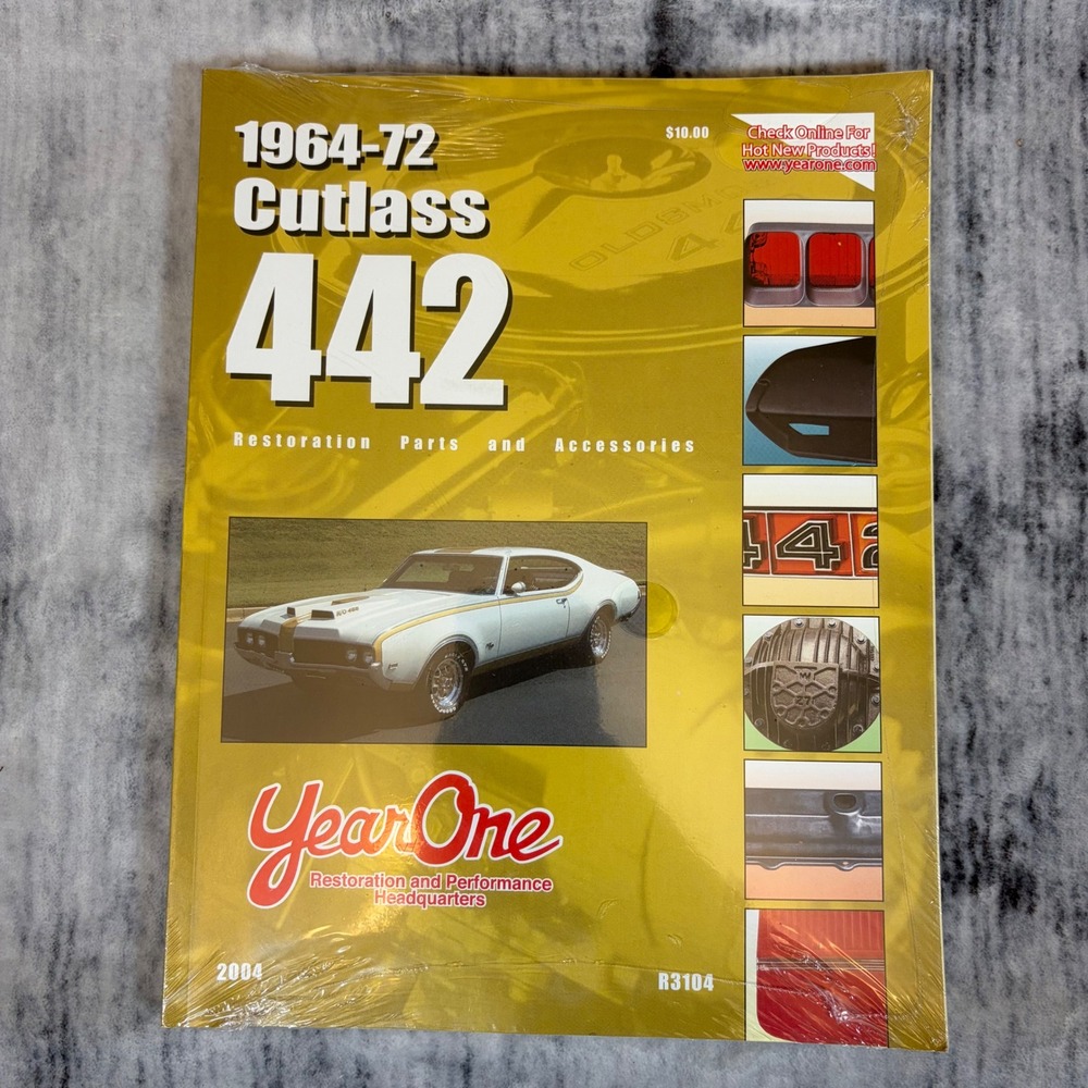 Year One 1964-72 Cutlass 442 Restoration Parts Catalog 2004 R3104 New